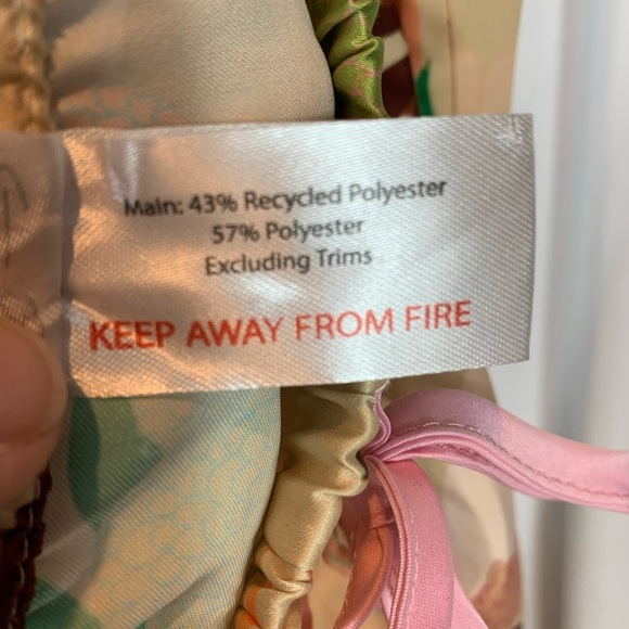 Playful Promises x Alja Horvat 70s Inspired Nature Print Pajama Pants - size 14 - Picture 5 of 7